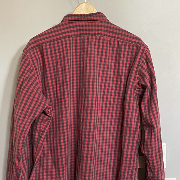 Polo Ralph Lauren Shirt Heavyweight Flannel Plaid Check Button Up XL EUC - Picture 5 of 9
